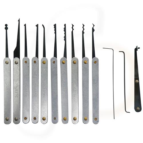 Majestic Pick Set 13pcs Locksmith Tools Specialists Locksmith Tools