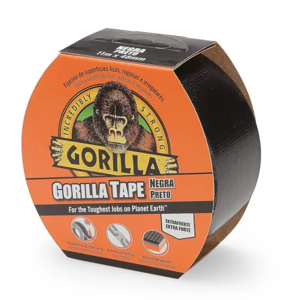 Gorilla Tape Black 11m