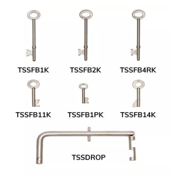 Fire Brigade Rim/Mortice & Padlock Key Set